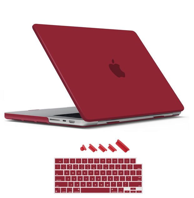 MacBook Pro 14.2 inch Hardshell Case (2021-2024) - Wine Red