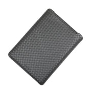 13" Vegan Leather Laptop Sleeve (Grey Criss Cross)