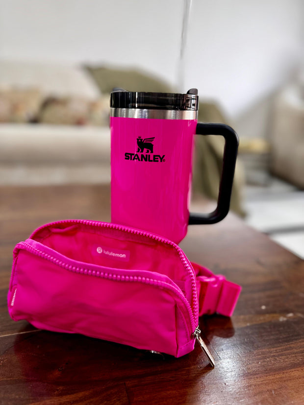 Combo Personalised Tumbler Mugs and Waist Pouch