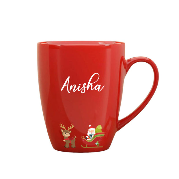 Christmas - Red Mug - Personalised