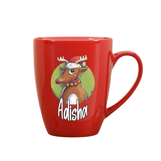 Christmas - Red Mug - Personalised