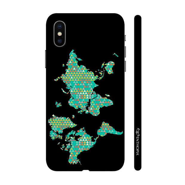 Hardshell Phone Case - Handy World Map - Enthopia