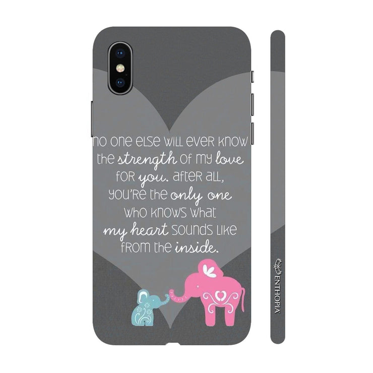 Hardshell Phone Case - Mom,you know me best - Enthopia