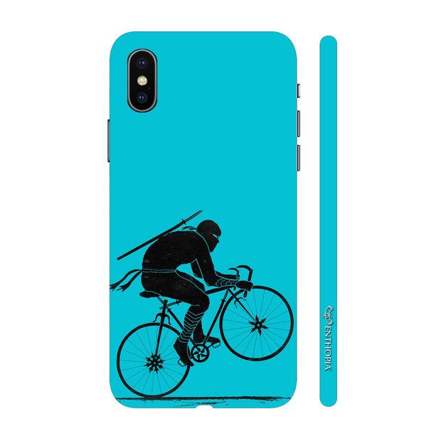 Hardshell Phone Case - Ninja Rides Blue - Enthopia